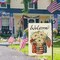 4th of July Garden Flag Patriotic Floral 12x18 Inch Double Sided Memorial Day Independence Day Flag Yard Outdoor Decoration